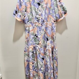 Floral Button-Down Dress